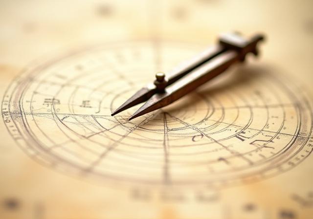 Ancient astronomical calculation diagram